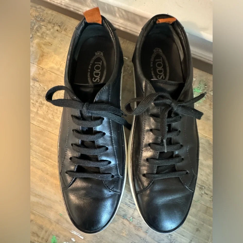 TODS Men's Allacciata Cassetta Leather Low-Top
Sneakers US/12 EU/10.5 - Picture 4 of 9